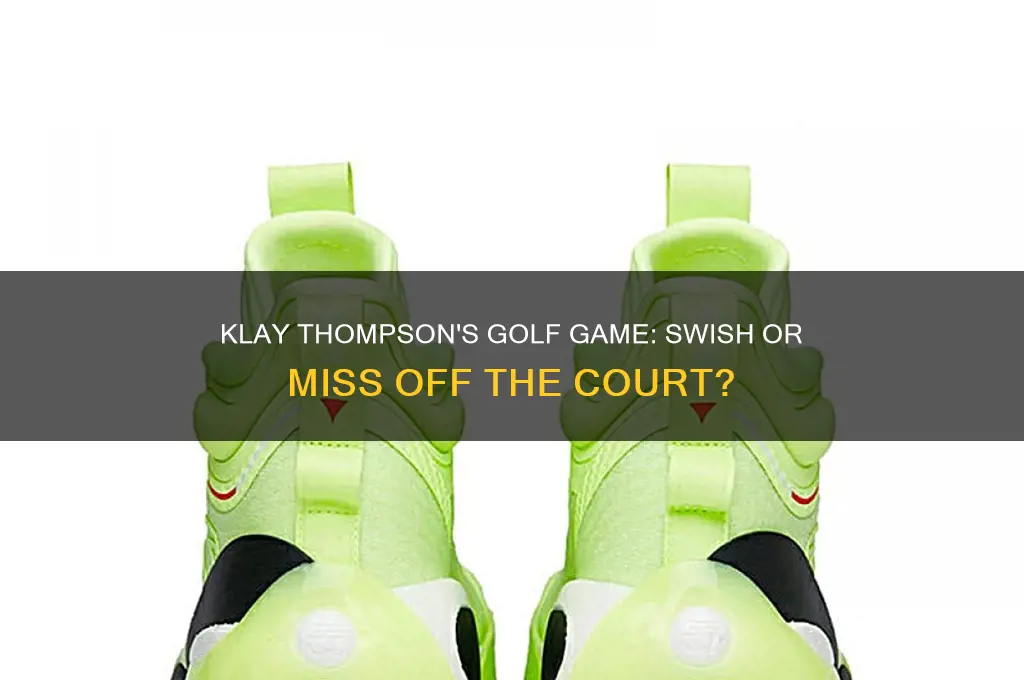does klay thompson play golf