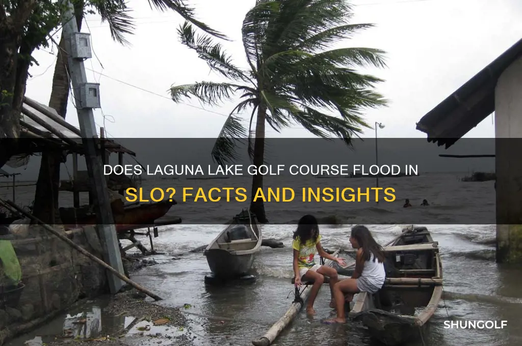 does laguna lake golf course flood slo