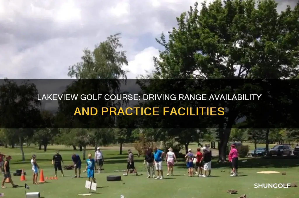 does lakeview golf course have a driving range