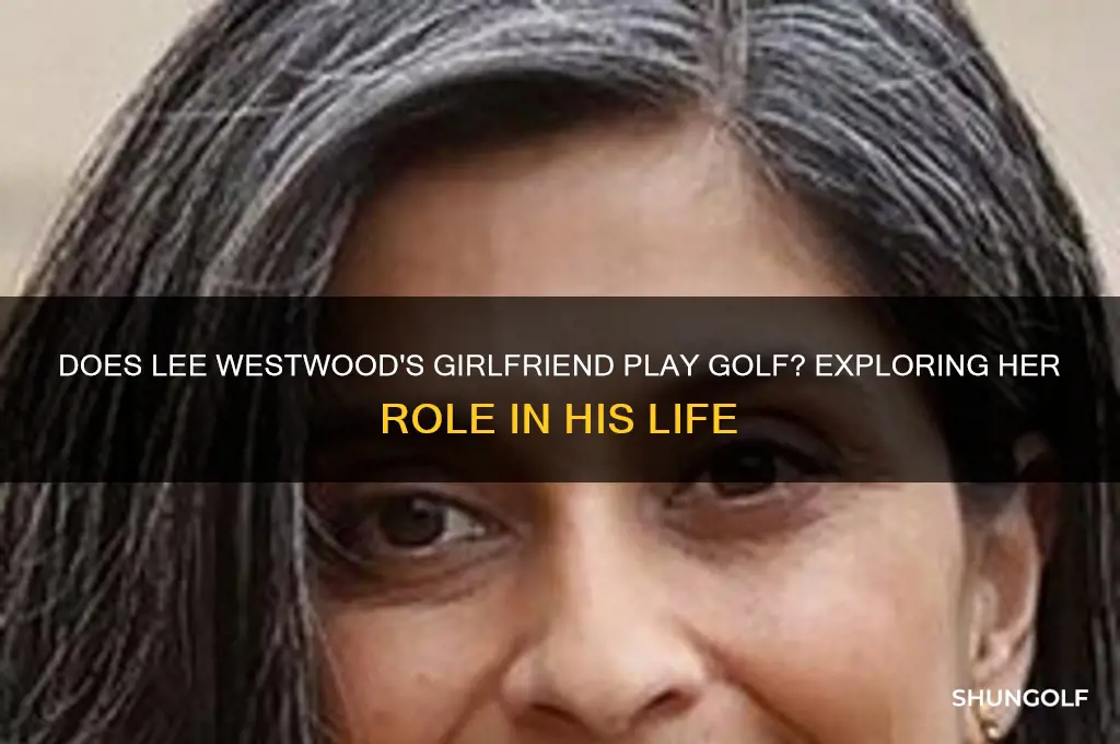 does lee westwood girlfriend play golf