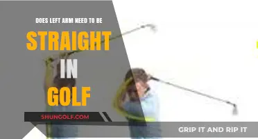 Does Your Left Arm Need to Stay Straight in Golf Swings?