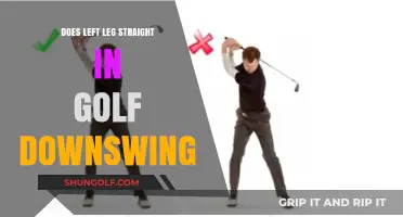 Mastering the Golf Downswing: The Role of a Straight Left Leg