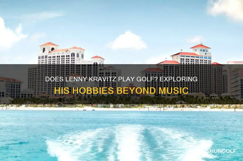 does lenny kravitz play golf