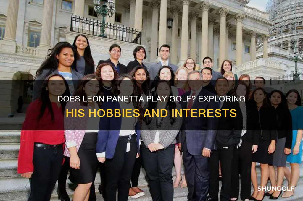 does leon panetta play golf