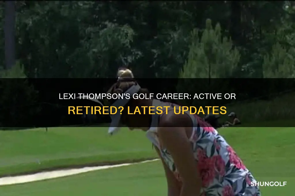 does lexi thompson still play golf