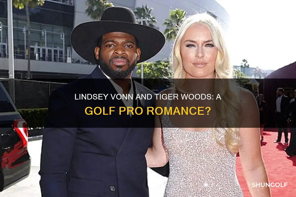 does lindsey vonn go with golf pro tiger woods