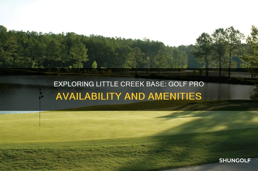does little creek base have a golf pro