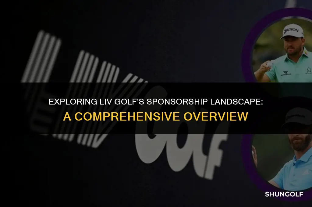 does liv golf have any sponsors