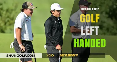 Left-Handed Golf: Lou Holtz's Unique Swing
