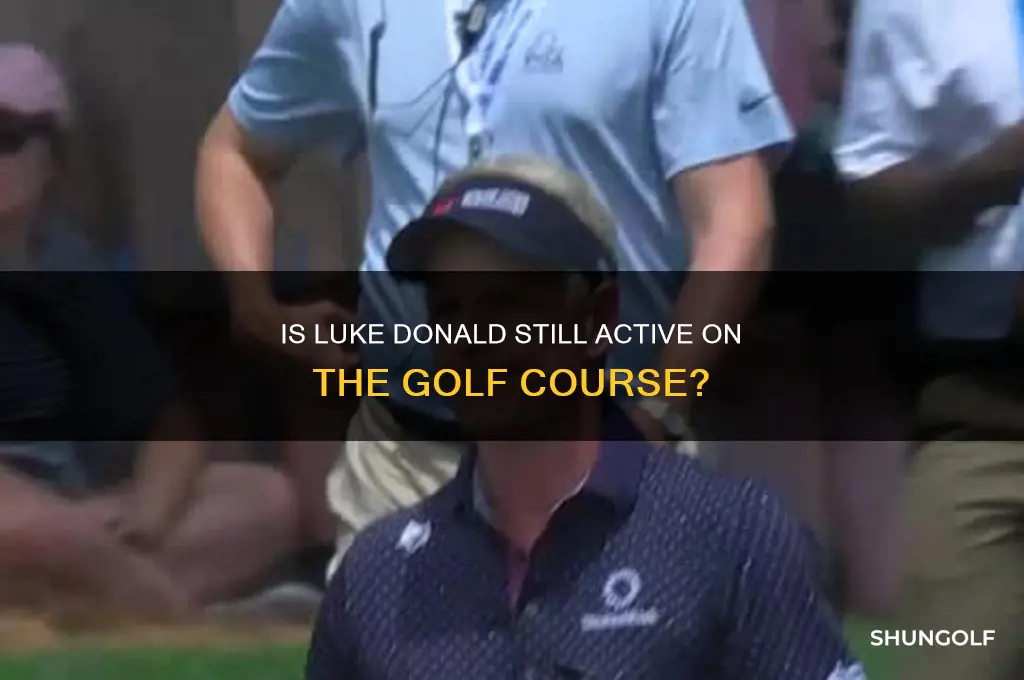 does luke donald still play golf