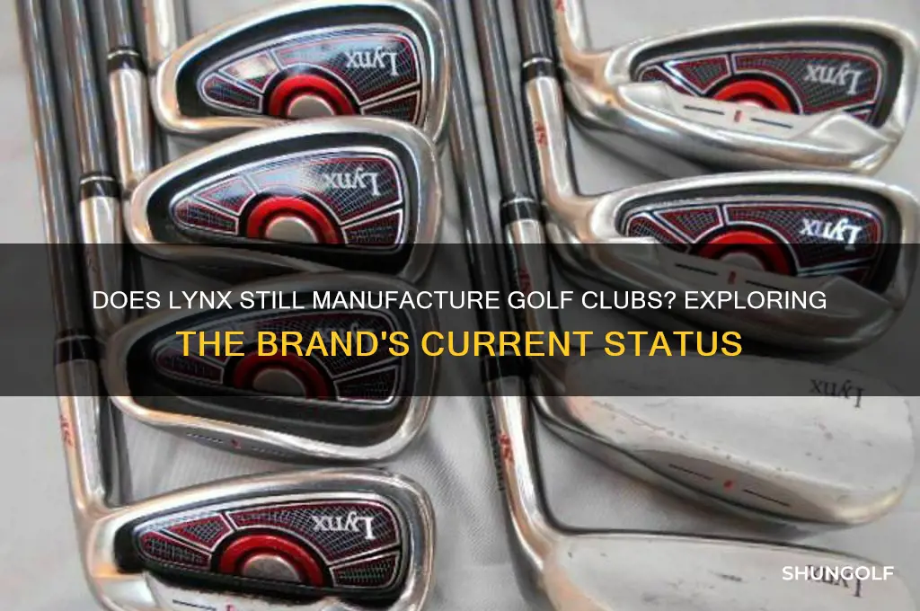 does lynx still make golf clubs