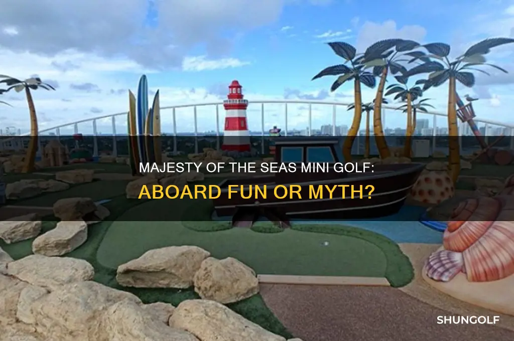 does majesty of the seas have mini golf