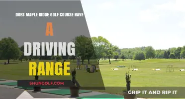 Maple Ridge Golf Course: Driving Range Availability Explained