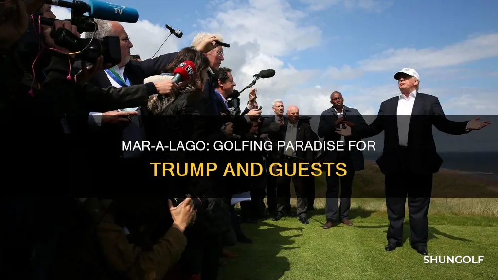 does mar a lago have golf