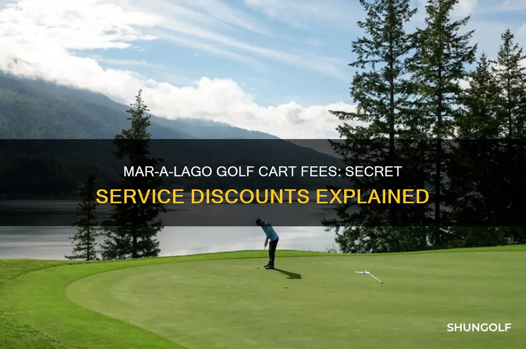 does maralago discount golf cart rental fees forsecret service
