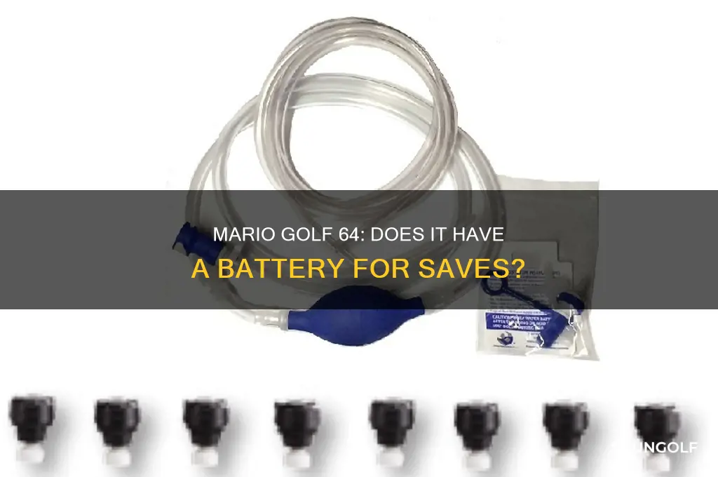 does mario golf 64 have a battery