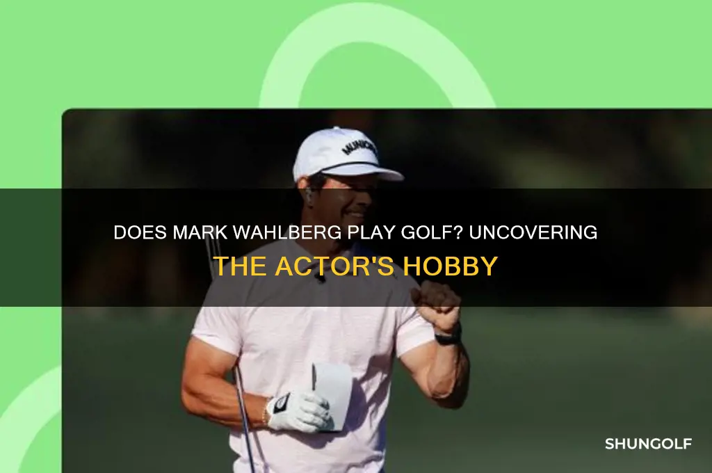 does mark wahlberg play golf