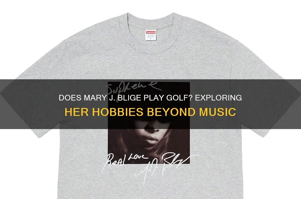 does mary j blige play golf