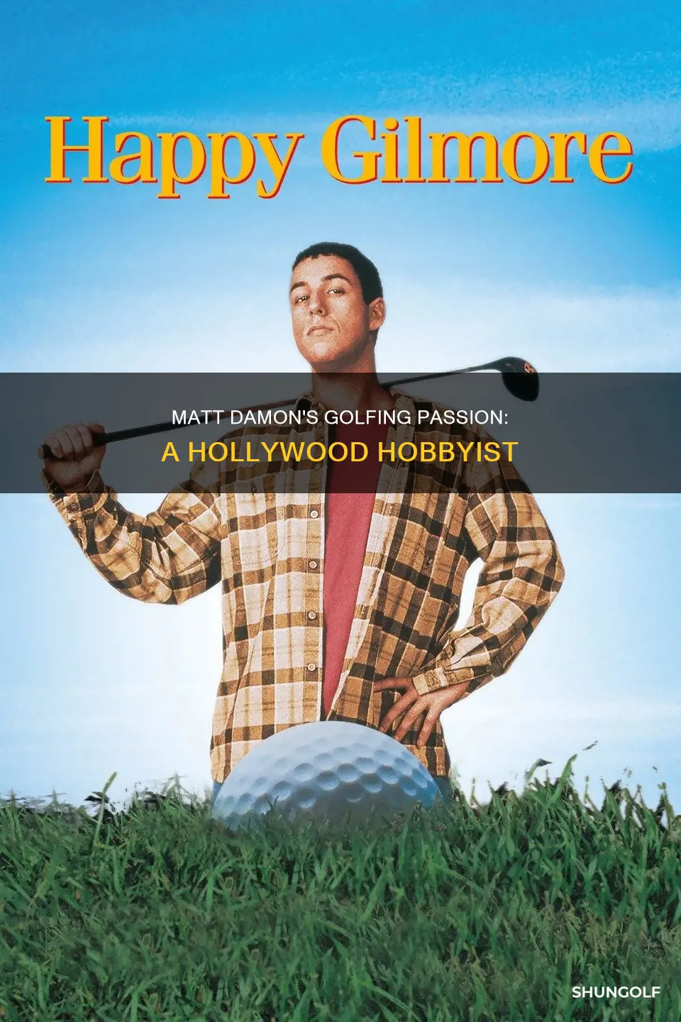 does matt damon golf