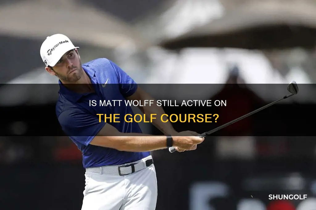 does matt wolff still play golf