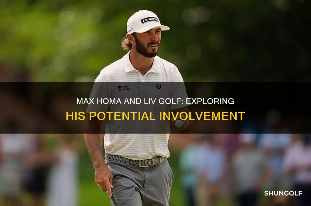 does max homa play for liv golf