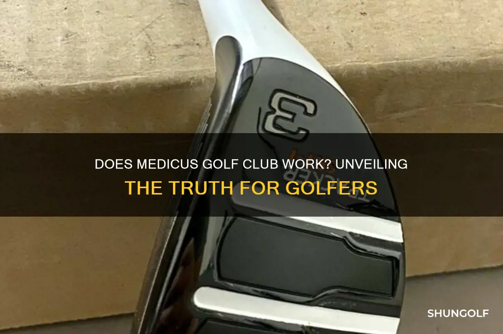 does medicus golf club work