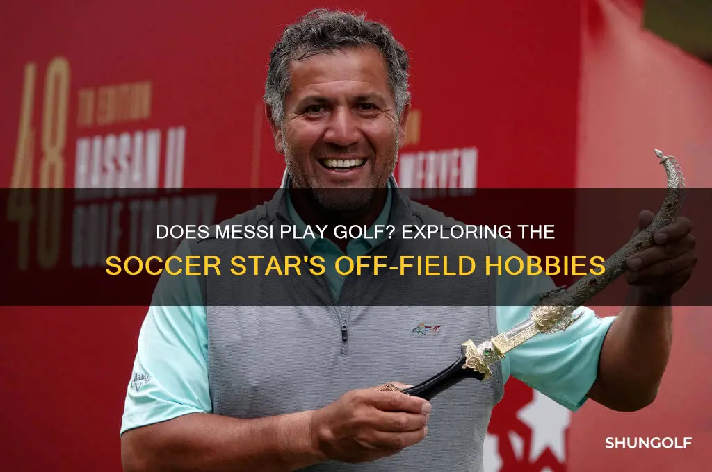 does messi play golf