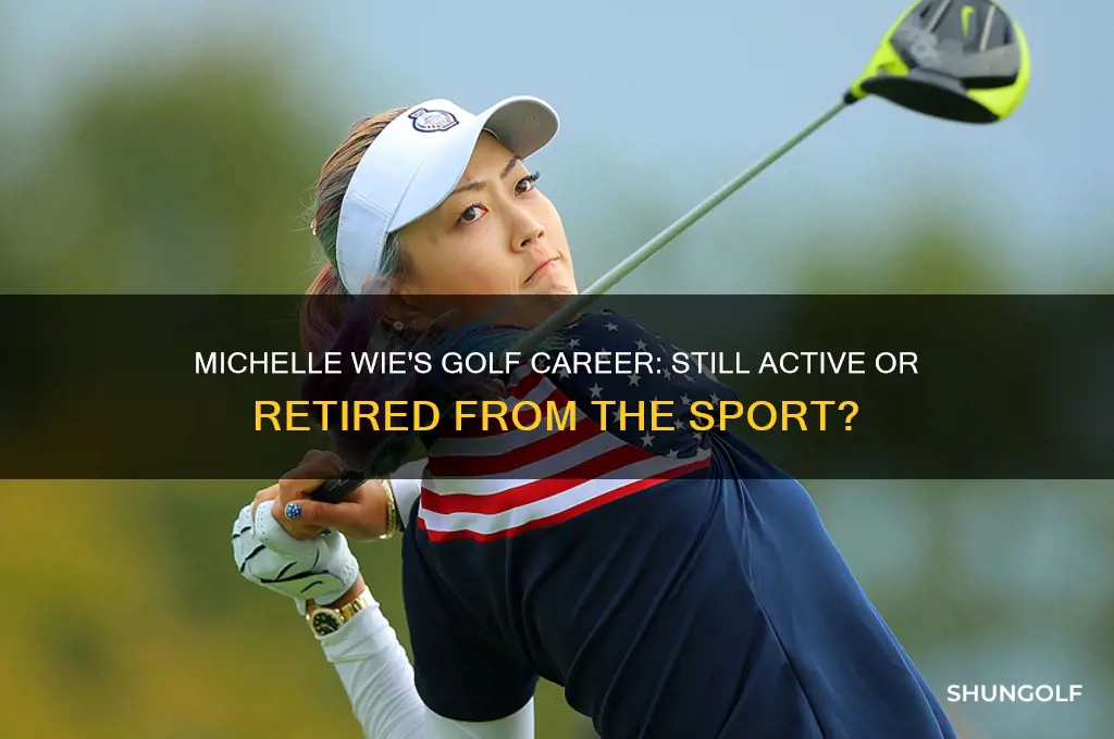 does michelle wie play golf anymore