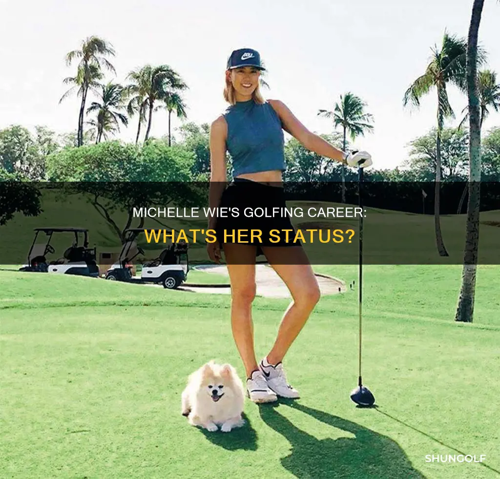 does michelle wie still golf