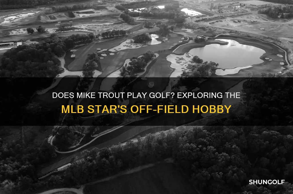 does mike trout play golf