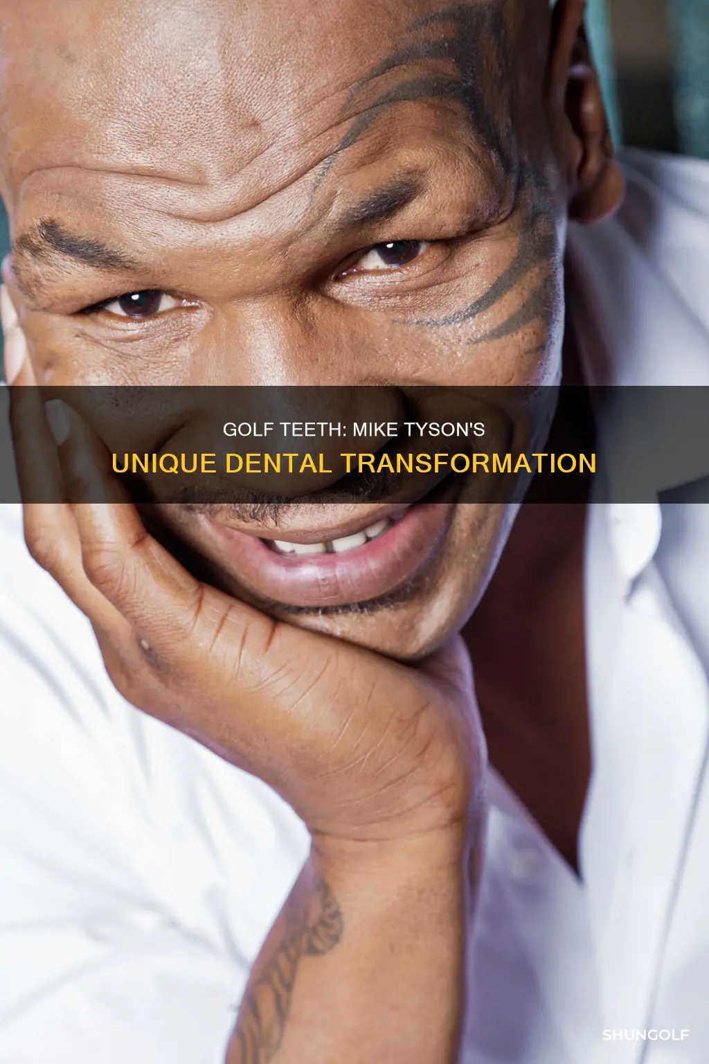 does mike tyson has golf teeth
