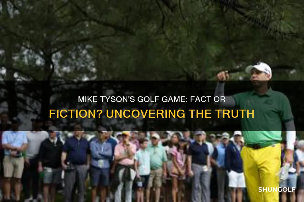 does mike tyson play golf