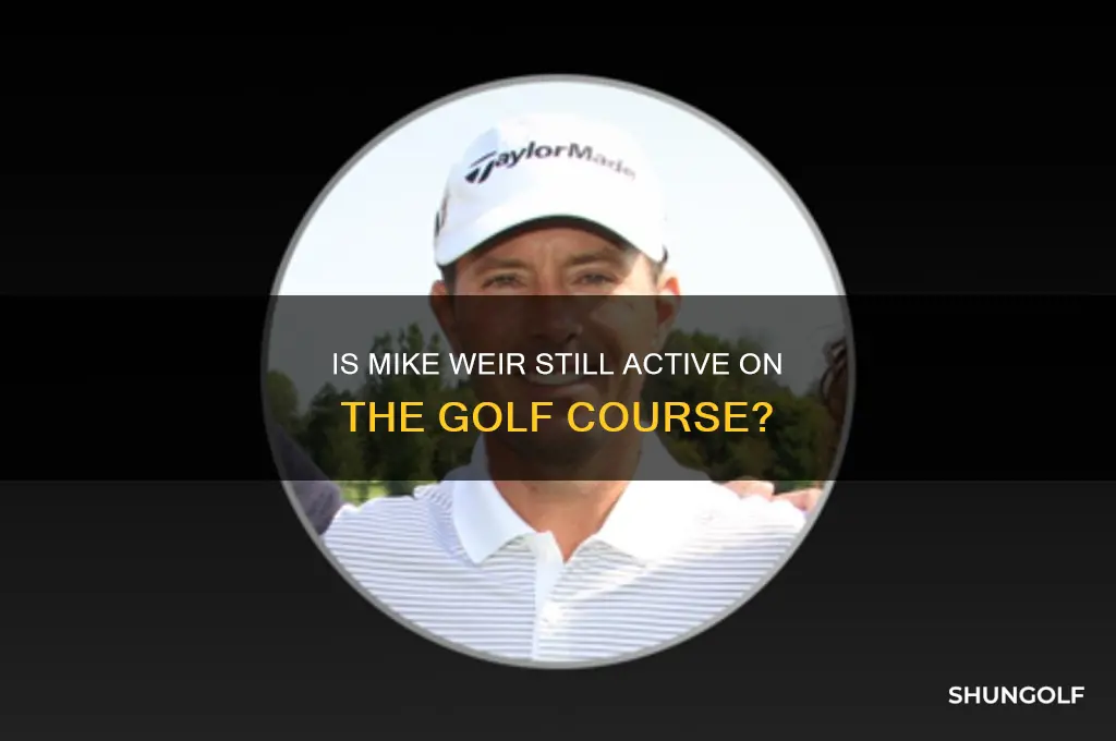 does mike weir still play golf