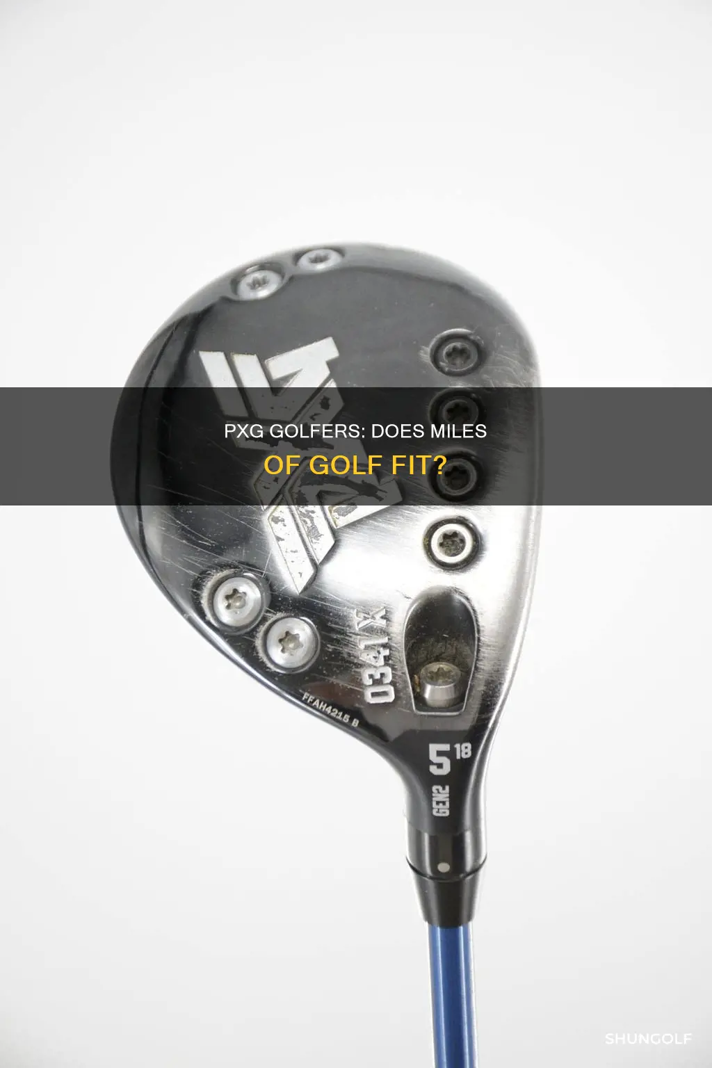 does miles of golf fit pxg