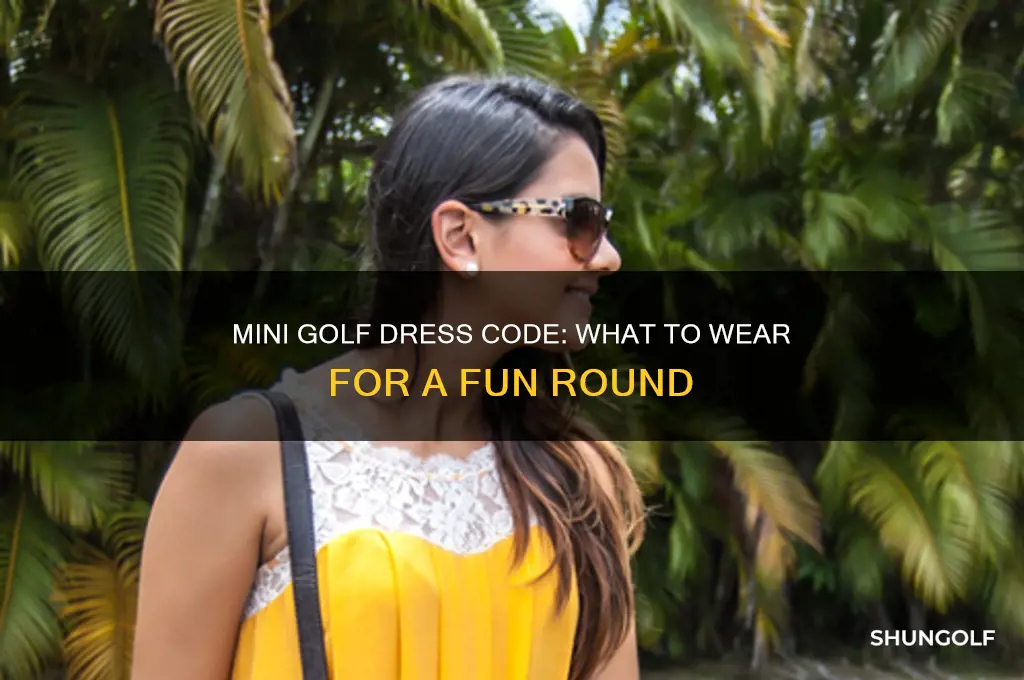 does mini golf have a dress code