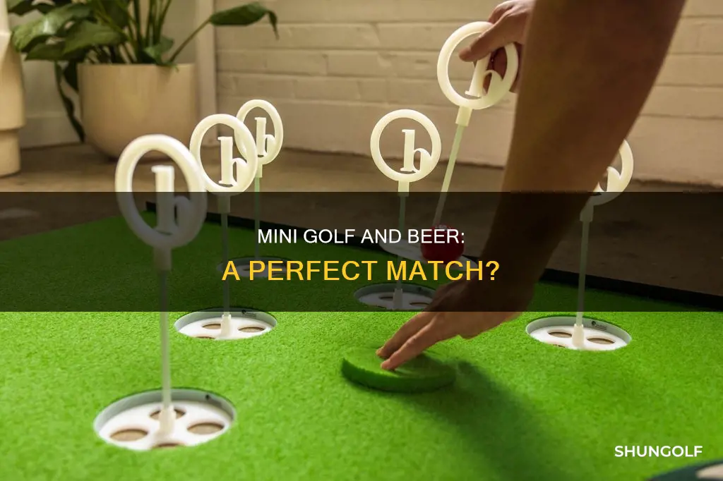 does mini golf sell beer