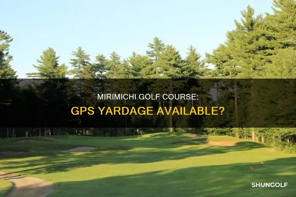 does mirimichi have gps golf yardages