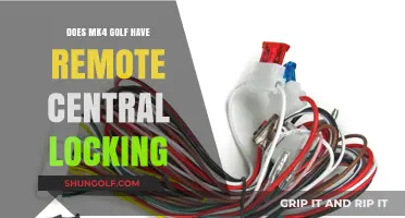 Does the MK4 Golf Feature Remote Central Locking?