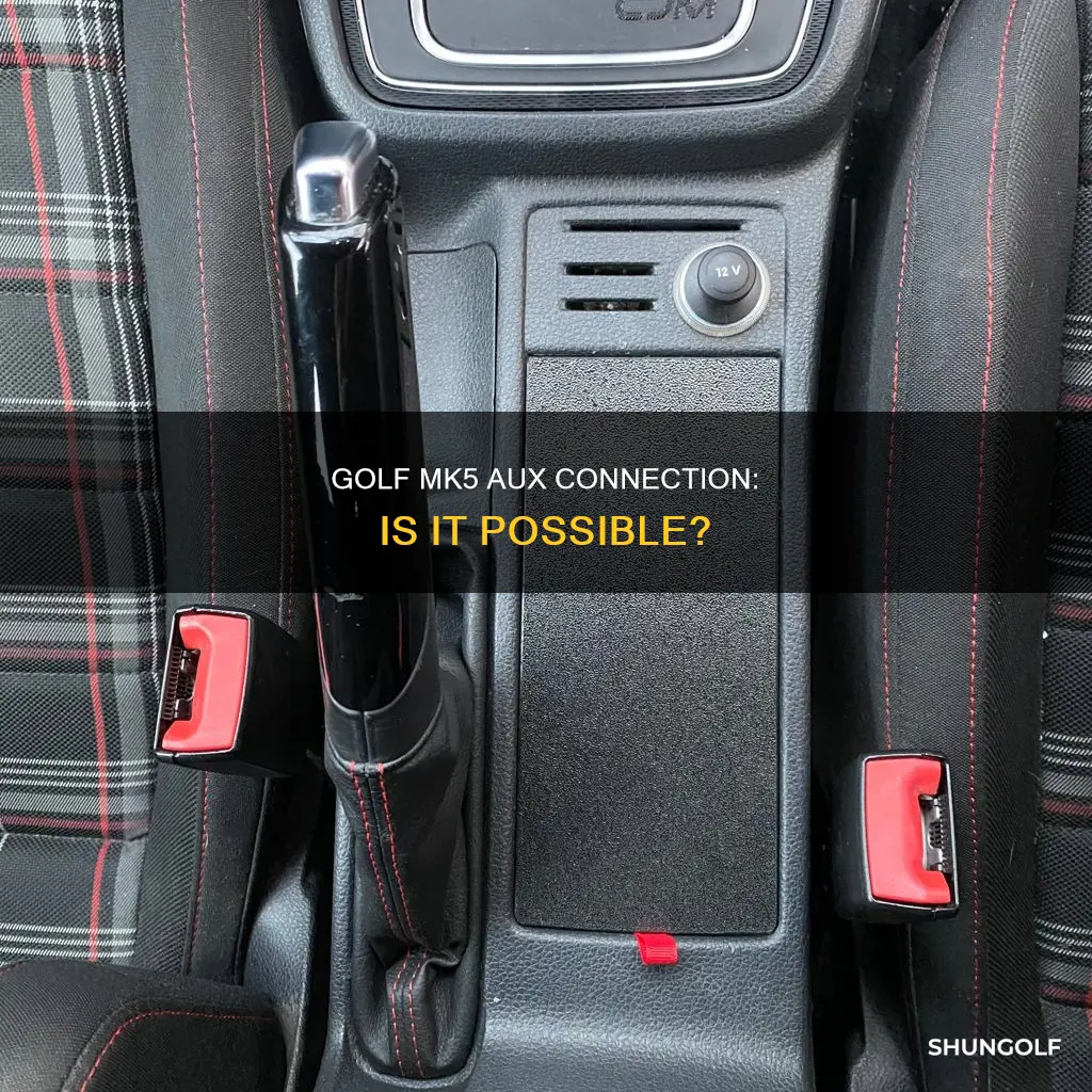 does mk5 golf have aux