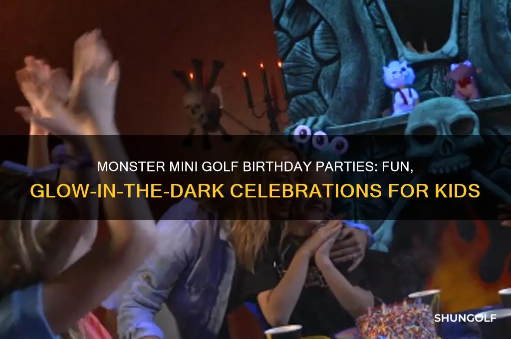 does monster mini golf have birthday parties