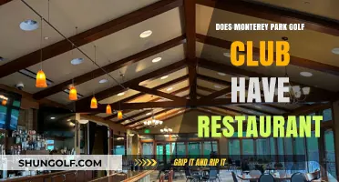 Monterey Park Golf Club: Dining Options and Restaurant Availability