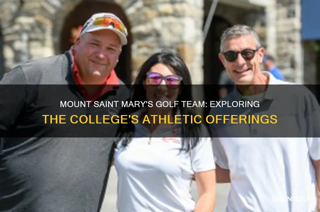 does mount saint marys have golf team