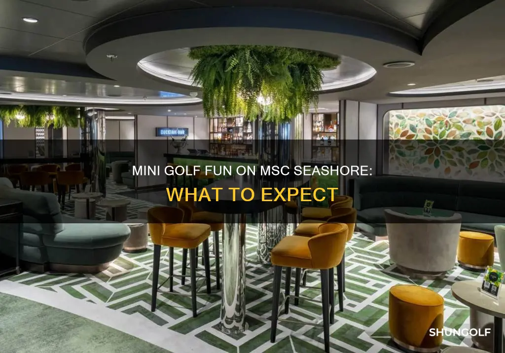 does msc seashore have mini golf