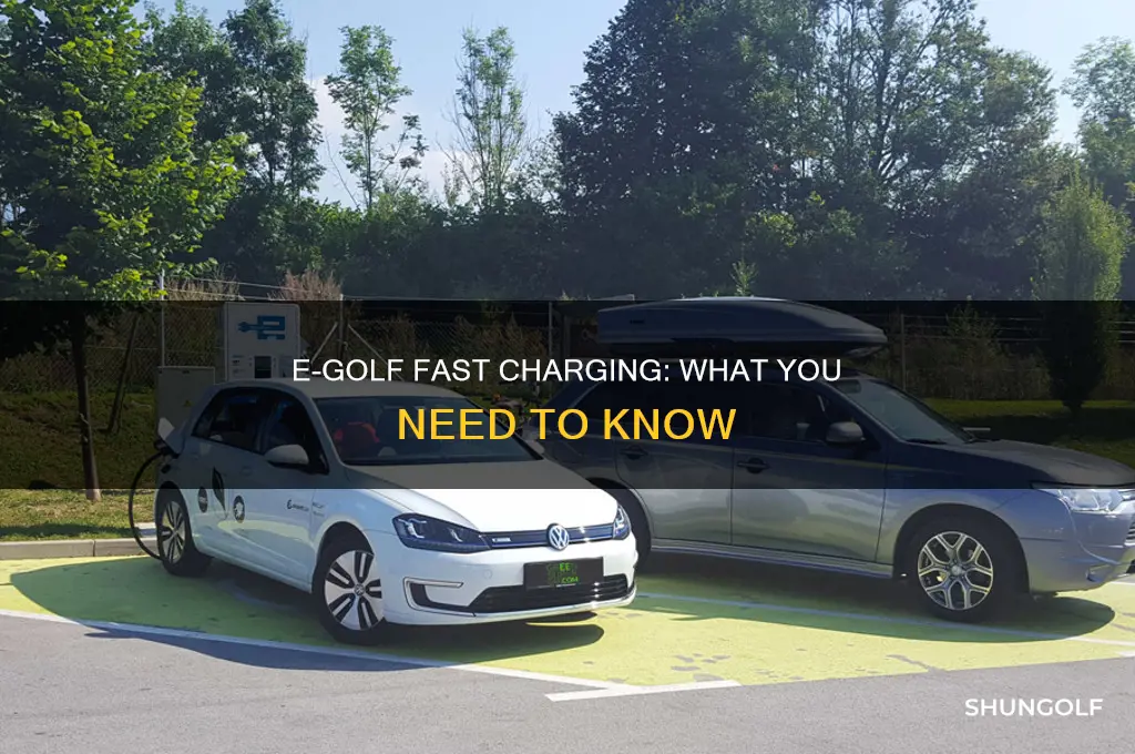 does my e-golf have fast charging