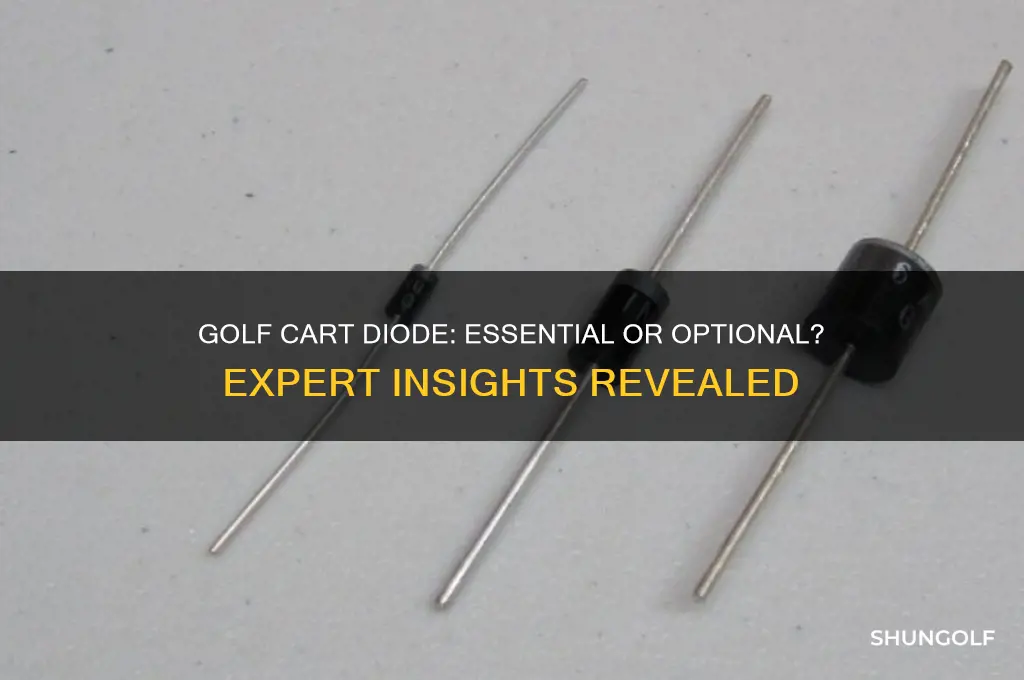does my golf cart need a diode