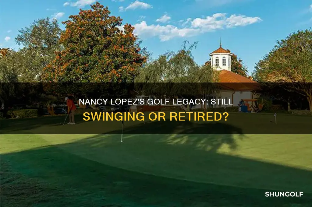 does nancy lopez still play golf