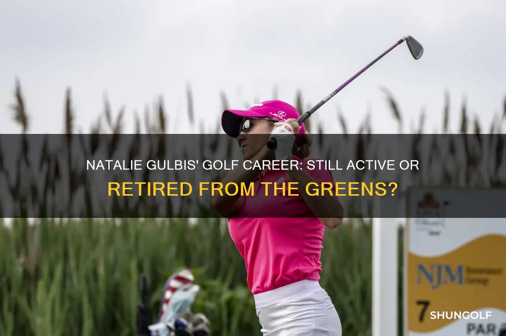 does natalie gulbis play golf anymore