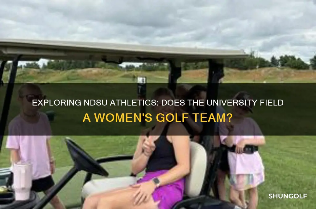 does ndsu have a womens golf team