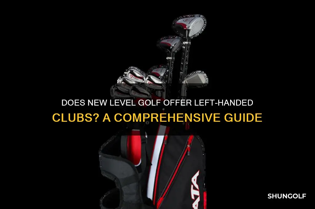 does new level golf make left handed clubs