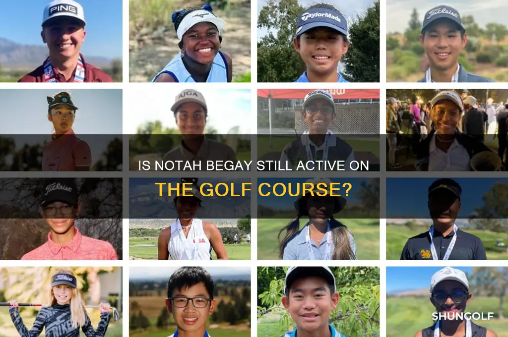 does notah begay still play golf